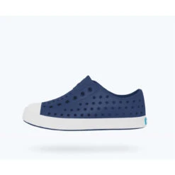 NativeToddlers' Jefferson Shoes - Regatta Blue/ Shell White
