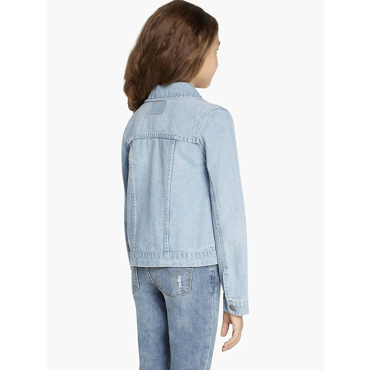 Girls' Denim Trucker Jacket - Image 2