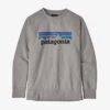 Patagonia Kids' Lightweight Crew Sweatshirt - P-6 Logo: Drifter Grey