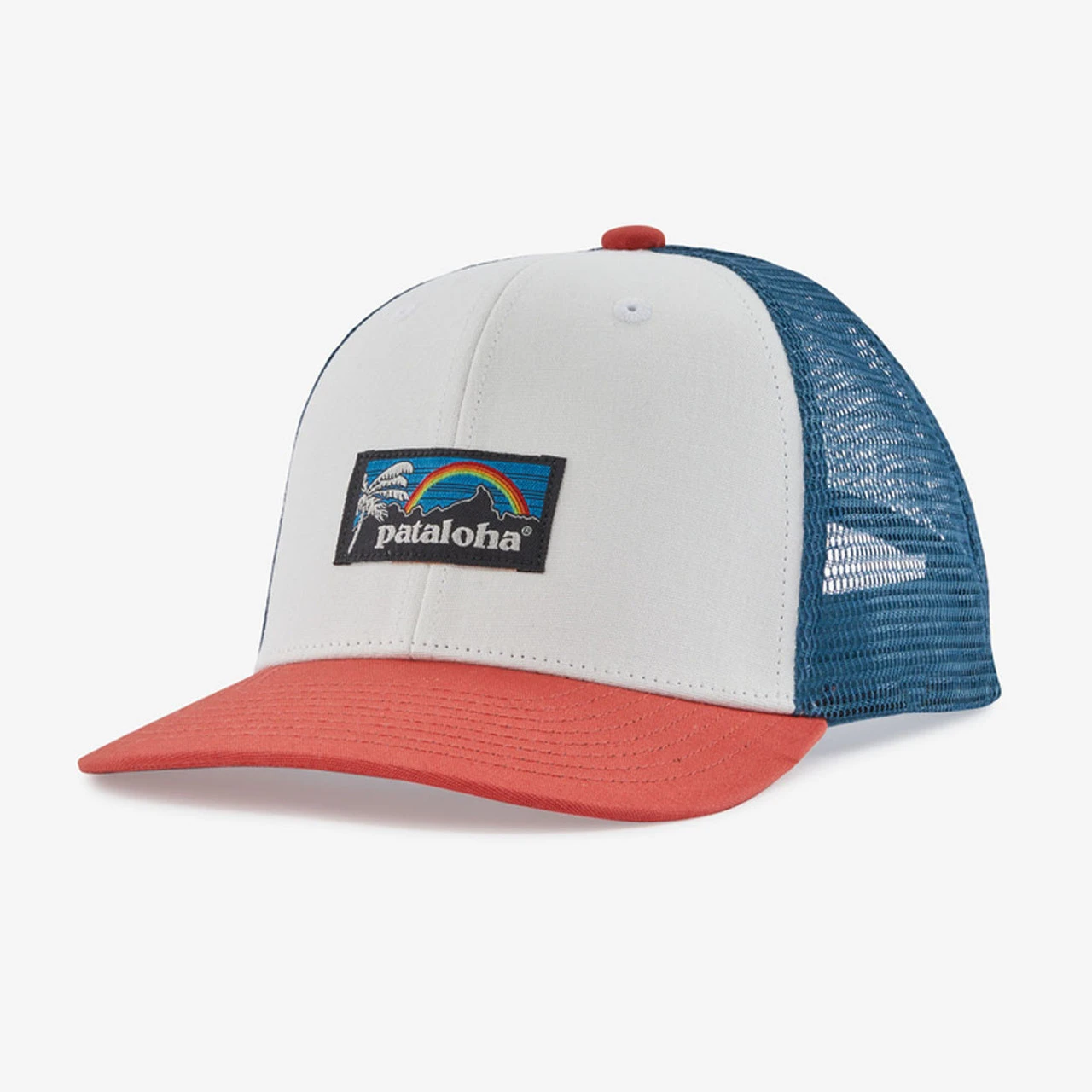 Kids' Trucker Hat - Patalokhi Label: Birch White