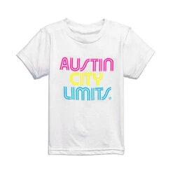Austin City Limits Toddlers' Tee - Pink/Yellow/Turquoise