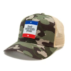 Don't Mess With Texas Kids' Flag Camo Trucker Hat