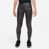 Girls' Dri-FIT One Metallic Leggings