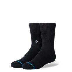 Kids' Icon St Socks - Black