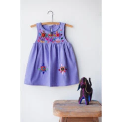 The Global Trunk Toddlers' Jardinita Dress - Lilac