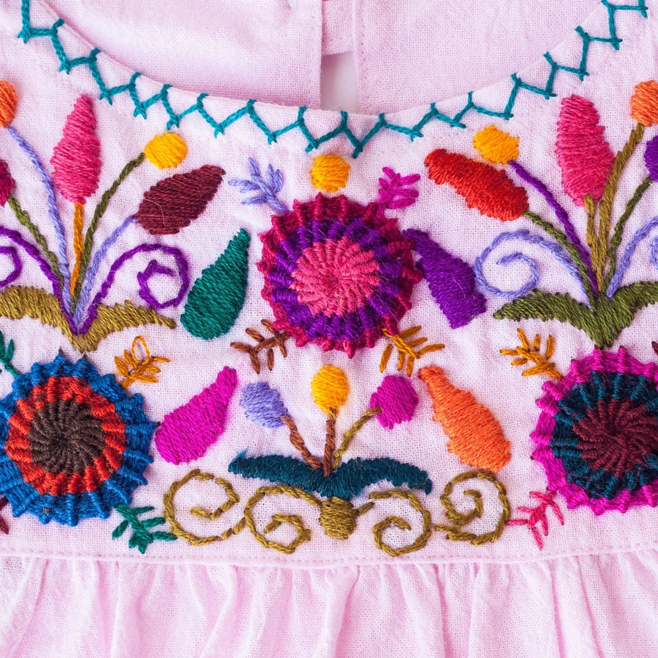 The Global Trunk Toddlers' Jardinita Dress - Pale Pink - Image 3