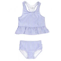 Toddlers' Periwinkle Blue Seersucker Tankini Set